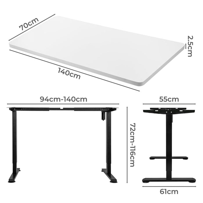 Motorised Standing Desk Height Adjustable Electric Sit