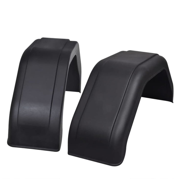 2x Mudguard For Trailer Wheels 200 x 680 Mm Xobxkp