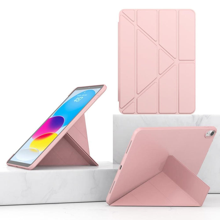 Multi Folding Tpu Leather Smart Tablet Case For Ipad 10th