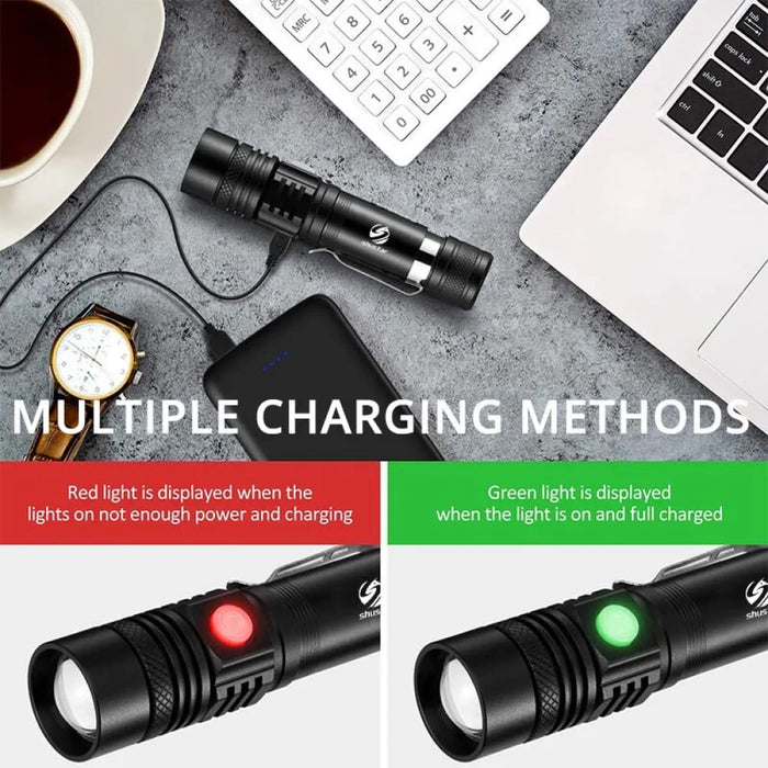 Multi Function Usb Charger High Power Zoomable Waterproof