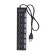 Multi Port Usb Hub Adapter For Pc/laptop