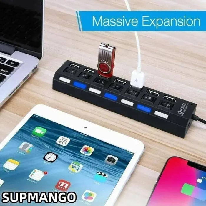 Multi Port Usb Hub Adapter For Pc/laptop