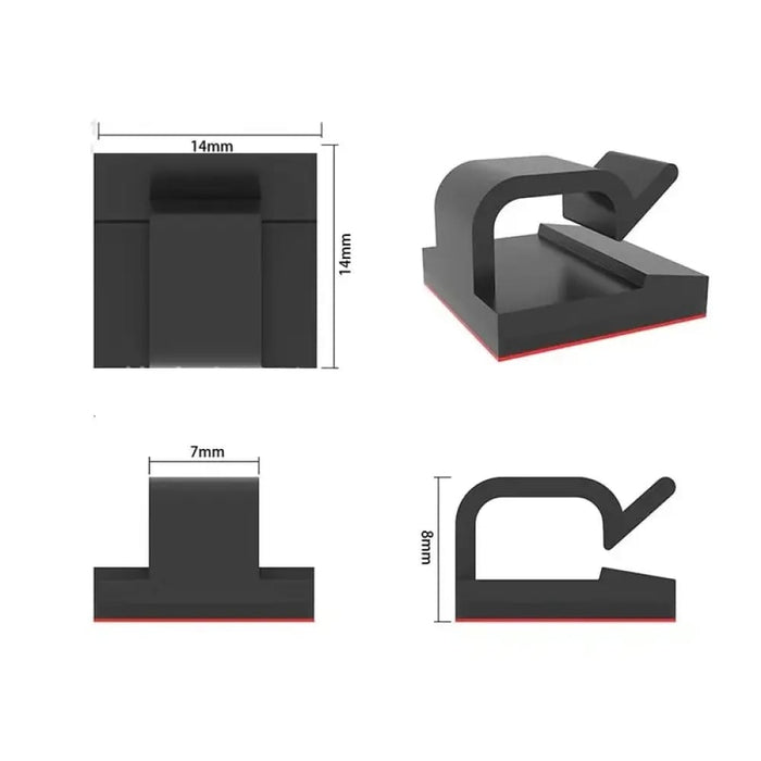 Multi Purpose Clip For Charging Data Network Cables Self