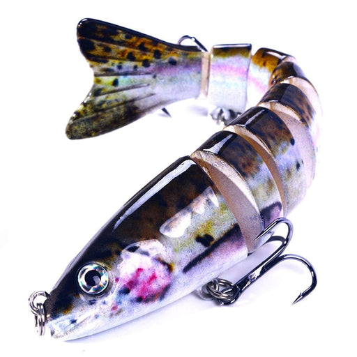 Multi Section Fish Minnow Bionic Sinking Lures 12.8cm 18g