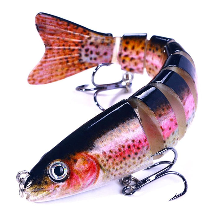 Multi Section Fish Minnow Bionic Sinking Lures 12.8cm 18g