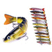 Multi Section Fish Minnow Bionic Sinking Lures 12.8cm 18g