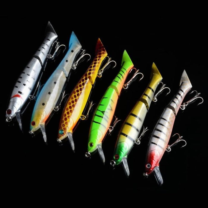 Multi Section Hard Baits For Fishing 12cm 13.5g Treble Hook