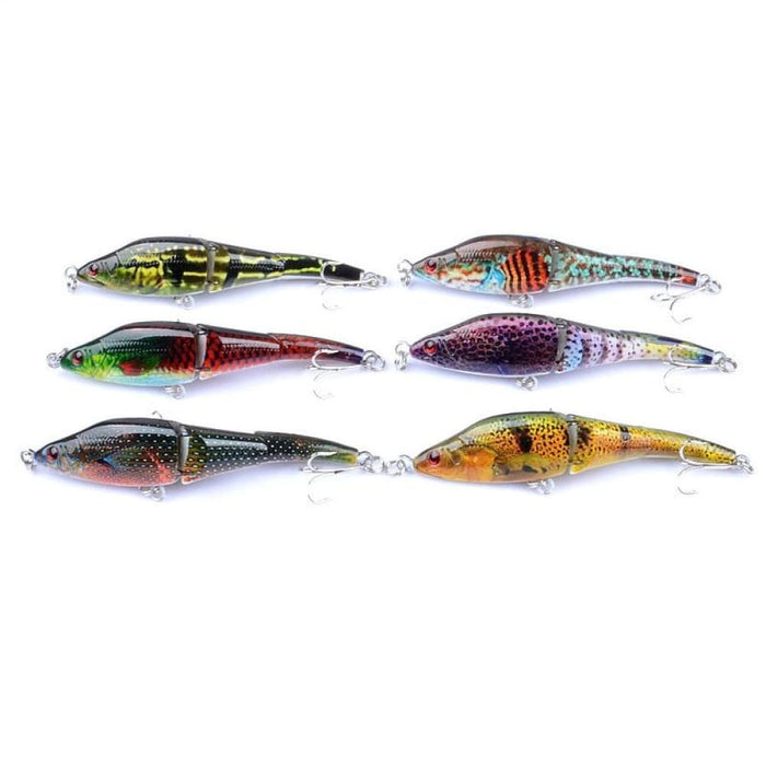 Multi Section Vib Hard Lures 9.5cm/8.9g Painted Bionic