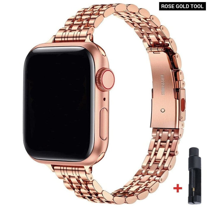 Multicolour Stainless Steel Strap for Apple Watch