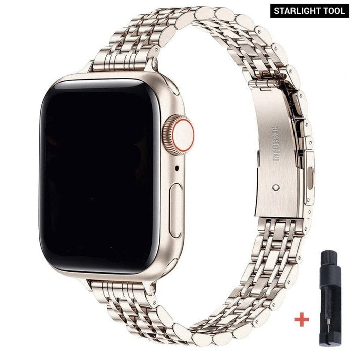 Multicolour Stainless Steel Strap For Apple Watch