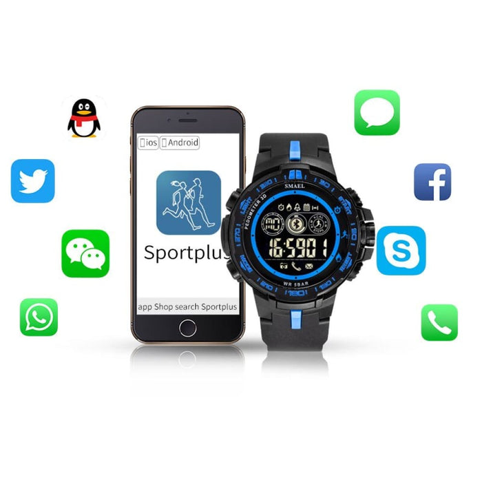 Multifunction Bluetooth Digital Men Smart Watch