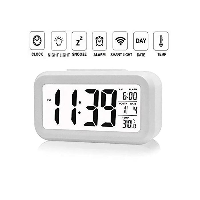 Multifunction Led Alarm Clock With Backlight Snooze Time