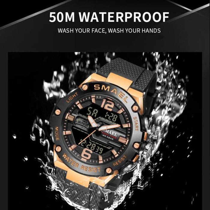 Multifunction Waterproof Led Digital Wristwatch