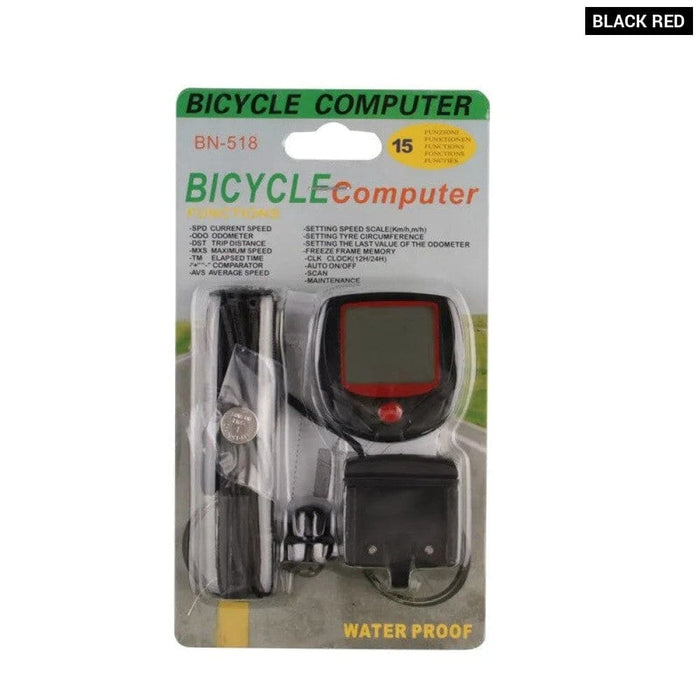 Multifunction Waterproof Stopwatch Bicycle Mtb Speedometer