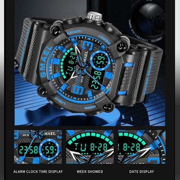 Multifunctional Army Style Led Sport Watch