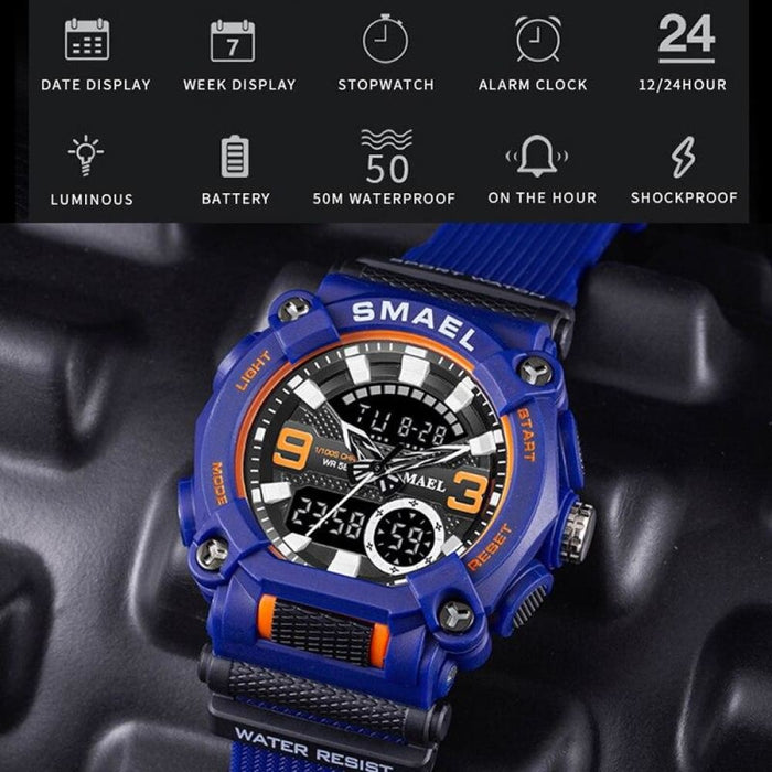 Multifunctional Army Style Led Sport Watch