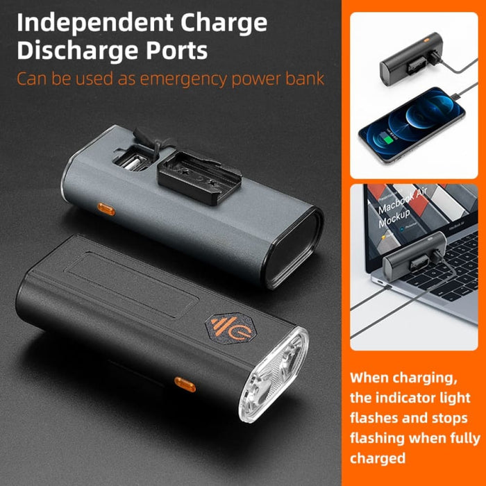 Multifunctional Usb Rechargeable Waterproof Bicycle Light