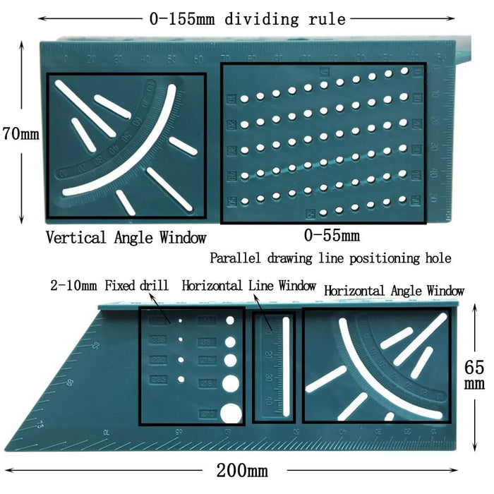 Multifunctional Three Dimensional Oblique Cutting Measuring