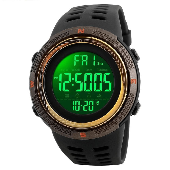 Multifunctional Waterproof Led Digital Wristwatch