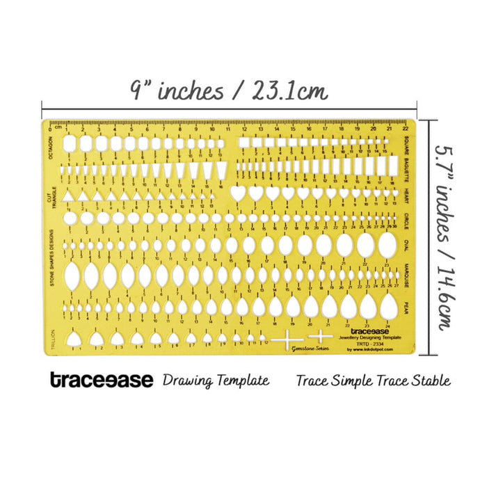 Multiple Shape Gemstone Series Draw Jewellery Templates