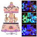 Music Box Carousel Horse Unicorn Colour Change Led Light