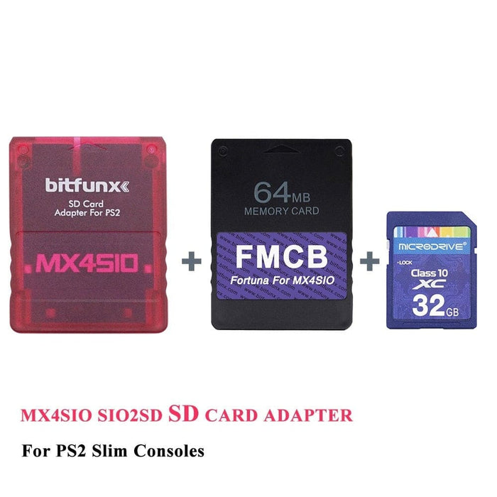 Mx4sio Sio2sd Sd Card Adapter For Ps2 Game Consoles