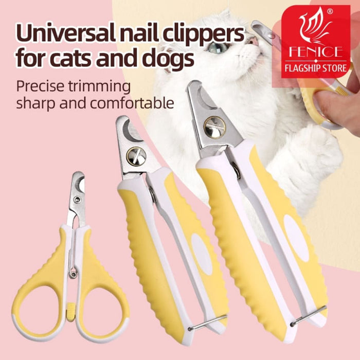 Pet Nail Clipper Scissors Dog Cat Toe Claw Grooming Trimmer