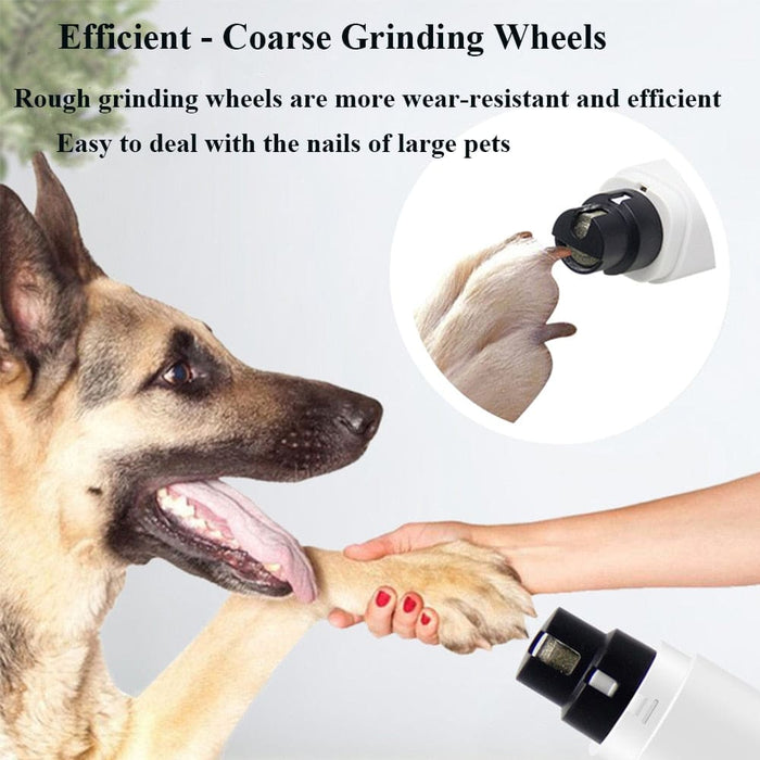 Dog Nail Grinder Usb Rechargeable Electric Clippers Pet