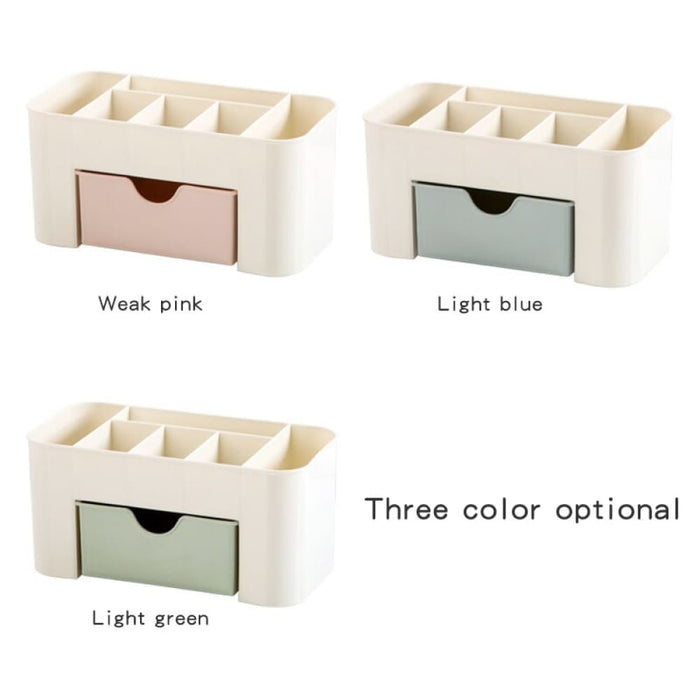 Nail Storage Box Plastic Drawer Style Easy To Clean Desktop