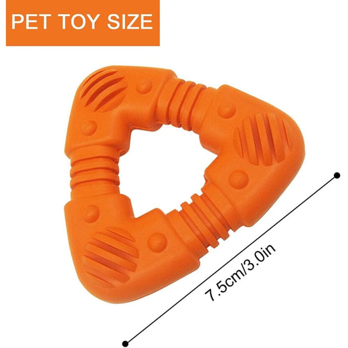 Natural Soft Rubber Dog Chew Toy For Aggressive Chewers &