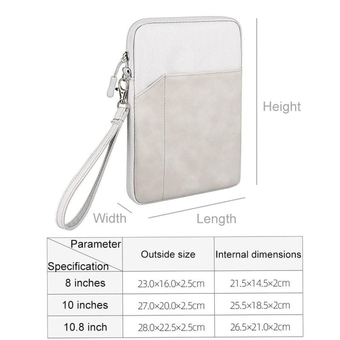 Nd00s Felt Sleeve Protective Case Inner Carrying Bag For 8