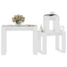 Nesting Tables 3 Pcs White Engineered Wood Nbnlbt