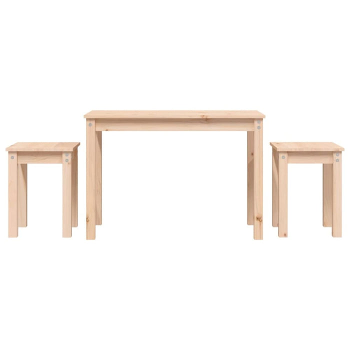 Nesting Tables 3 Pcs Solid Wood Pine Nxakin