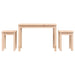 Nesting Tables 3 Pcs Solid Wood Pine Nxakin