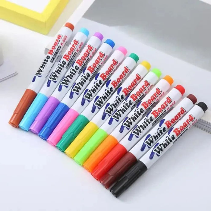 New Marker Set Watercolour Pen Refill 12 Colour With Spoon