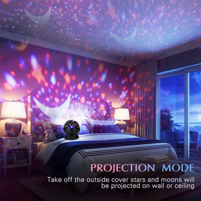 Night Light Rotating Sky Moon Projector Lamp For Home