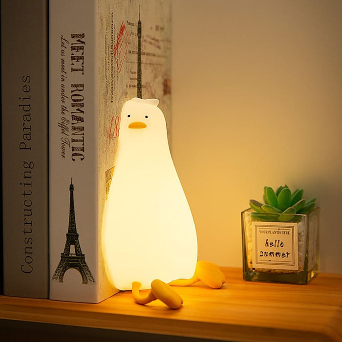 Led Night Light Touch Sensor Cute Duck Silicone Usb