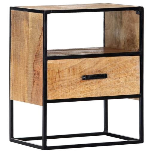 Nightstand 40x30x50 Cm Solid Mango Wood Xaiiab