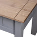 Nightstand Grey 50.5x50.5x52.5 Cm Pine Panama Range Xnxlia