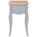 Nightstand Grey and Brown 40x30x50 Cm Solid Pine Wood Xnbbbi