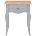 Nightstand Grey and Brown 40x30x50 Cm Solid Pine Wood Xnbbbi