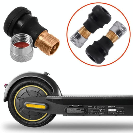 For Ninebot Max G30 2pcs Scooter Tires Vacuum Nozzle Black