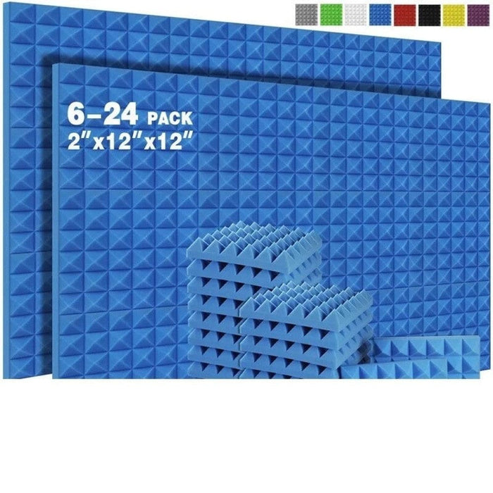 Noise Sound-absorbing Foams 6 12 24 Pcs Sound Insulation