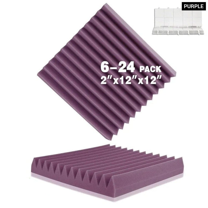 Noise Sound-absorbing Foams 6/12/24 Pcs Acoustic