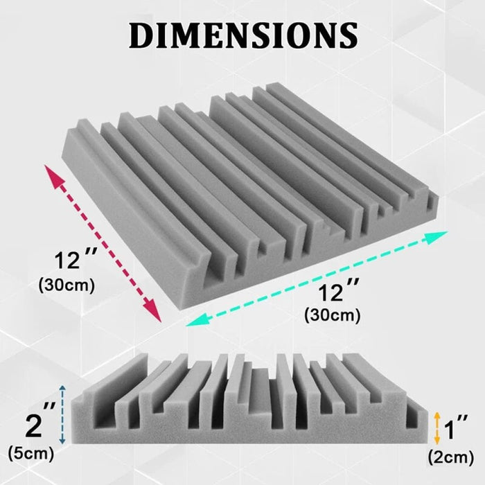 Noise Sound-absorbing Foams 6/12/24 Pcs Broadband Sound