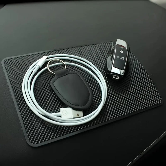 Non Slip Car Dashboard Mat For Phone And Sunglasses