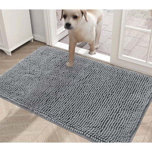 Non Slip Microfiber Dog Mat Absorbent Quick Drying Washable