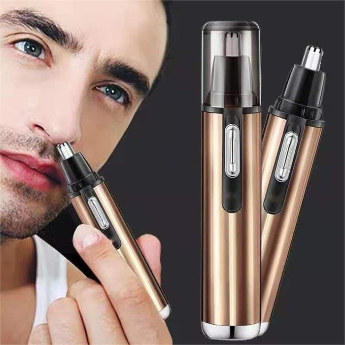 Men Nose Hair Trimmer Shaver Battery Electric Scissors