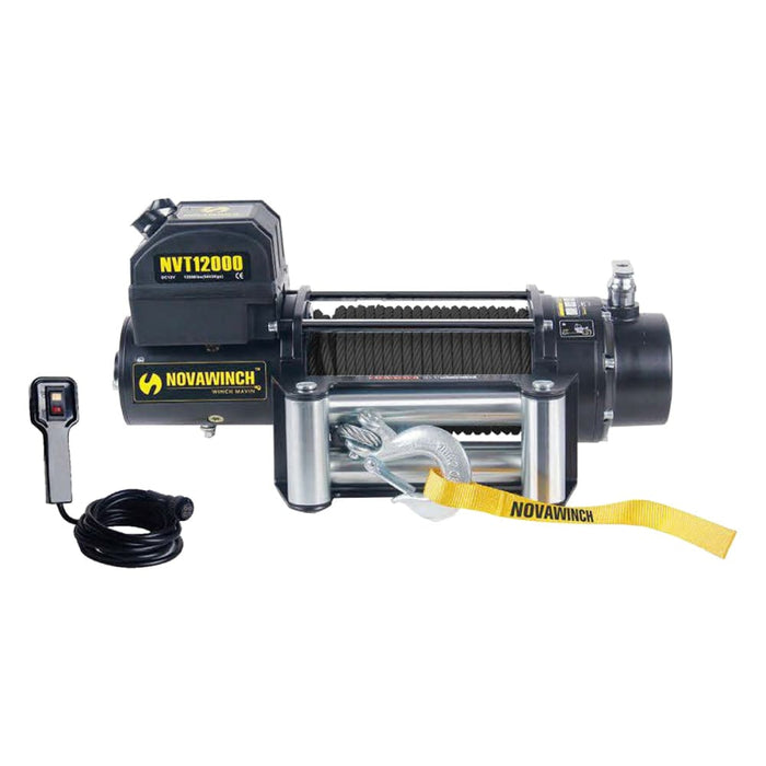 Novawinch 12000lbs 12v Electric Winch Synthetic Rope