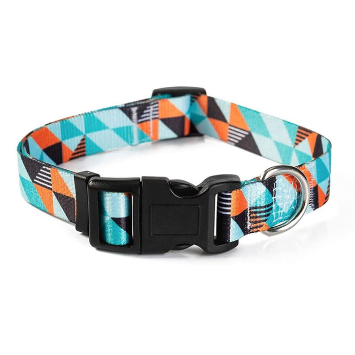 Nylon Adjustable Comfortable Dog Collar With Safety Buckle